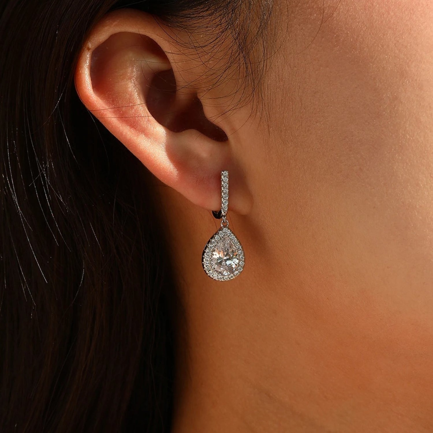 The Halo Drop Earrings