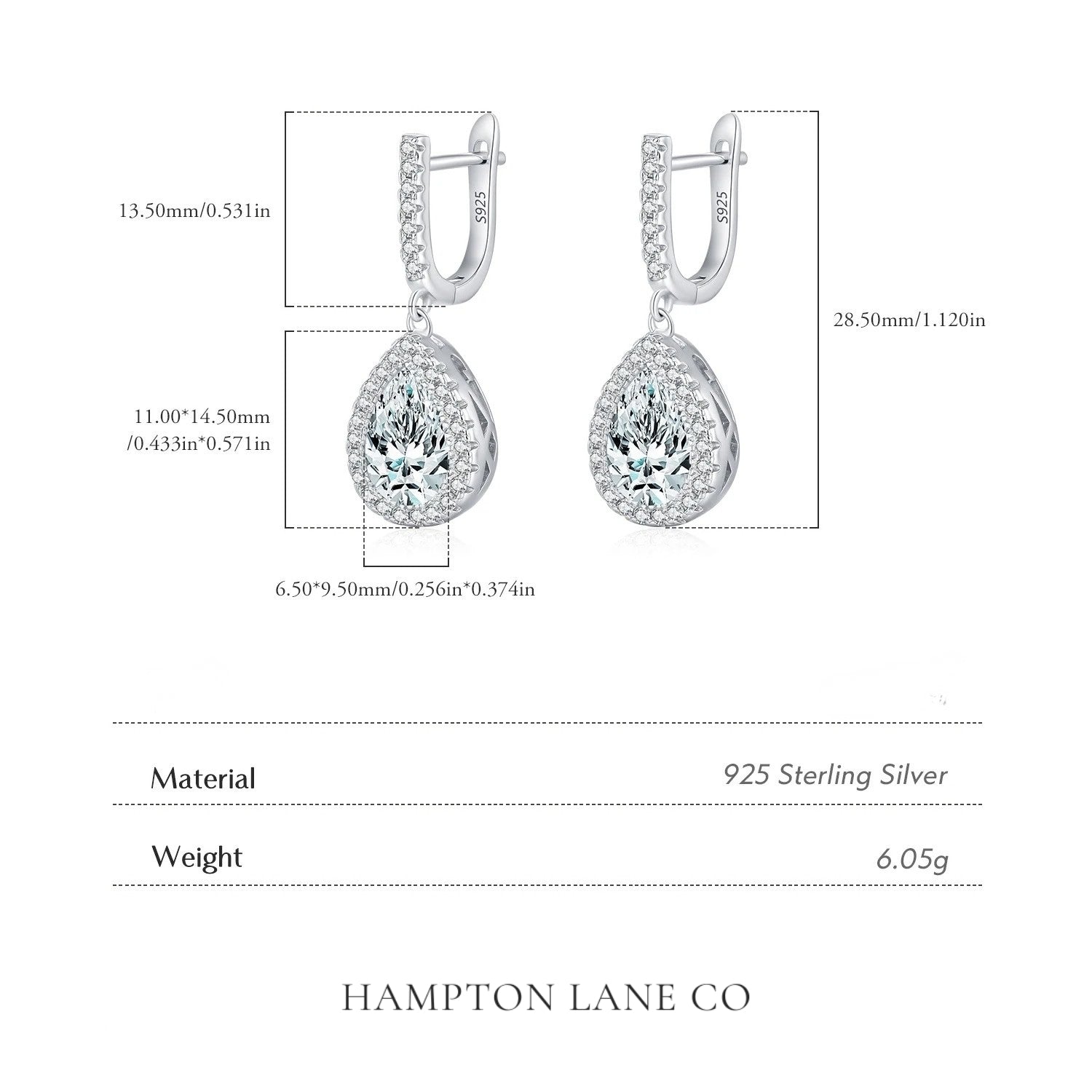 The Halo Drop Earrings