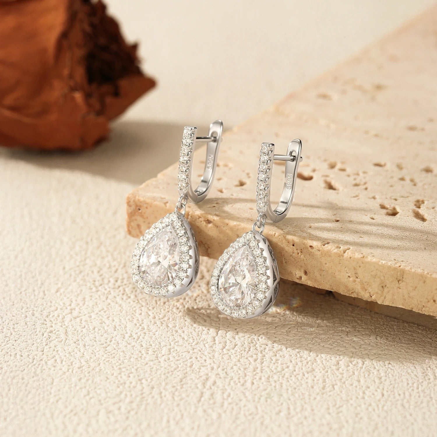 The Halo Drop Earrings