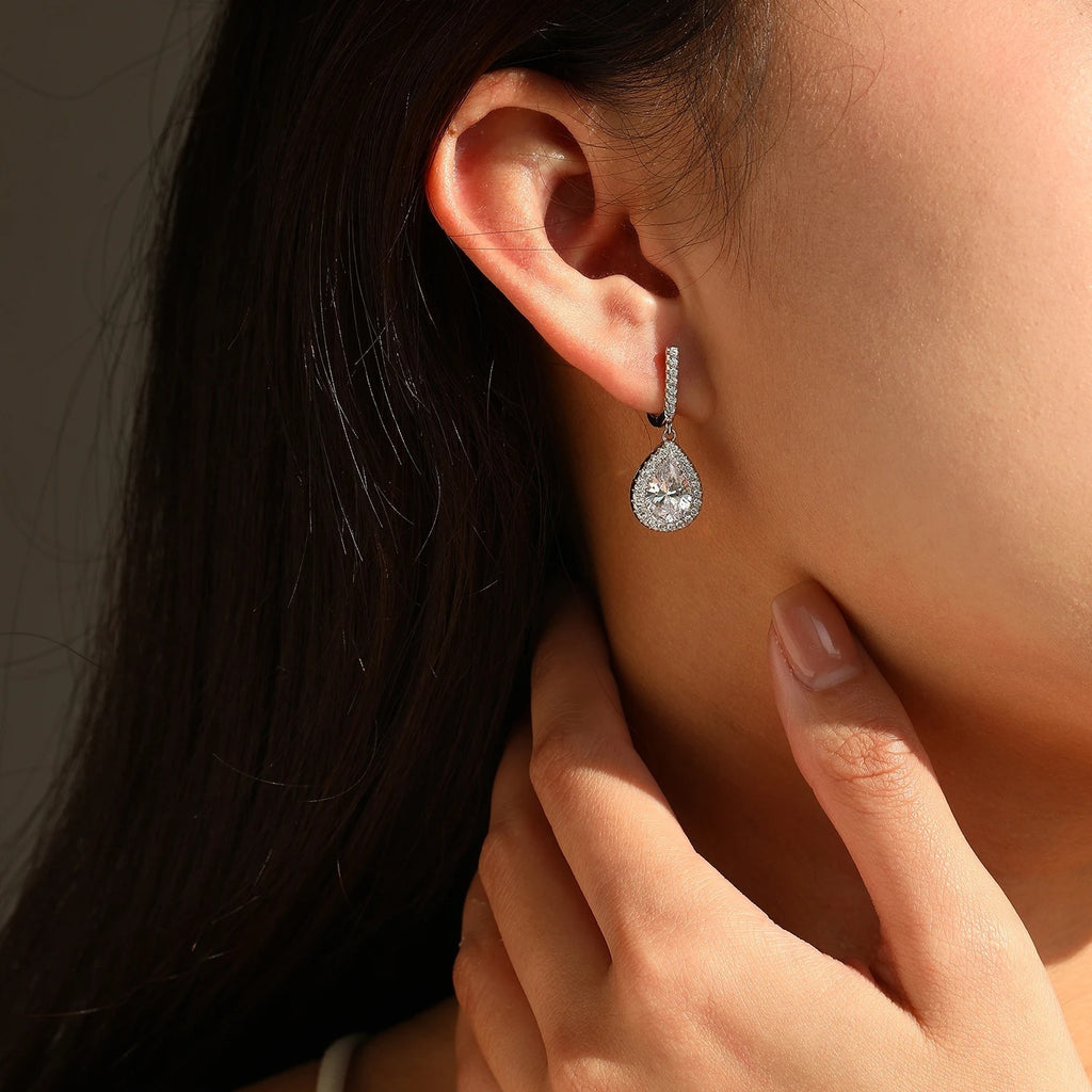 The Halo Drop Earrings